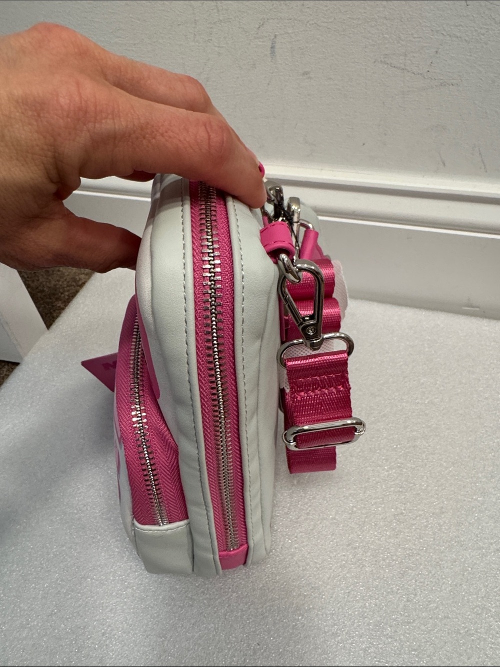 Loungefly mean girls calculator crossbody bag purse with pouch NWT - Picture 4 of 6